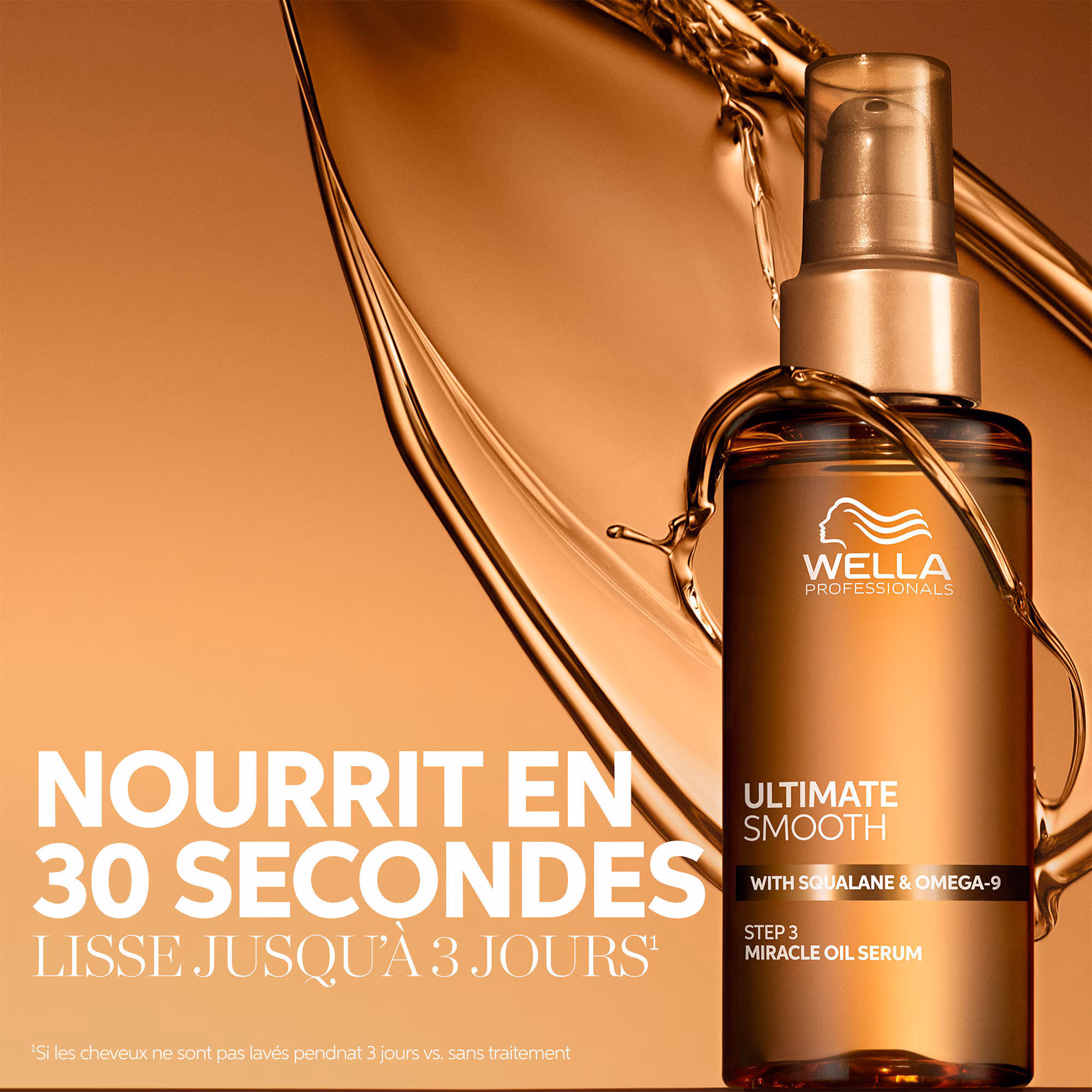 ULTIMATE SMOOTHSérum huile miracle pour cheveux secs, ternes ou frisés