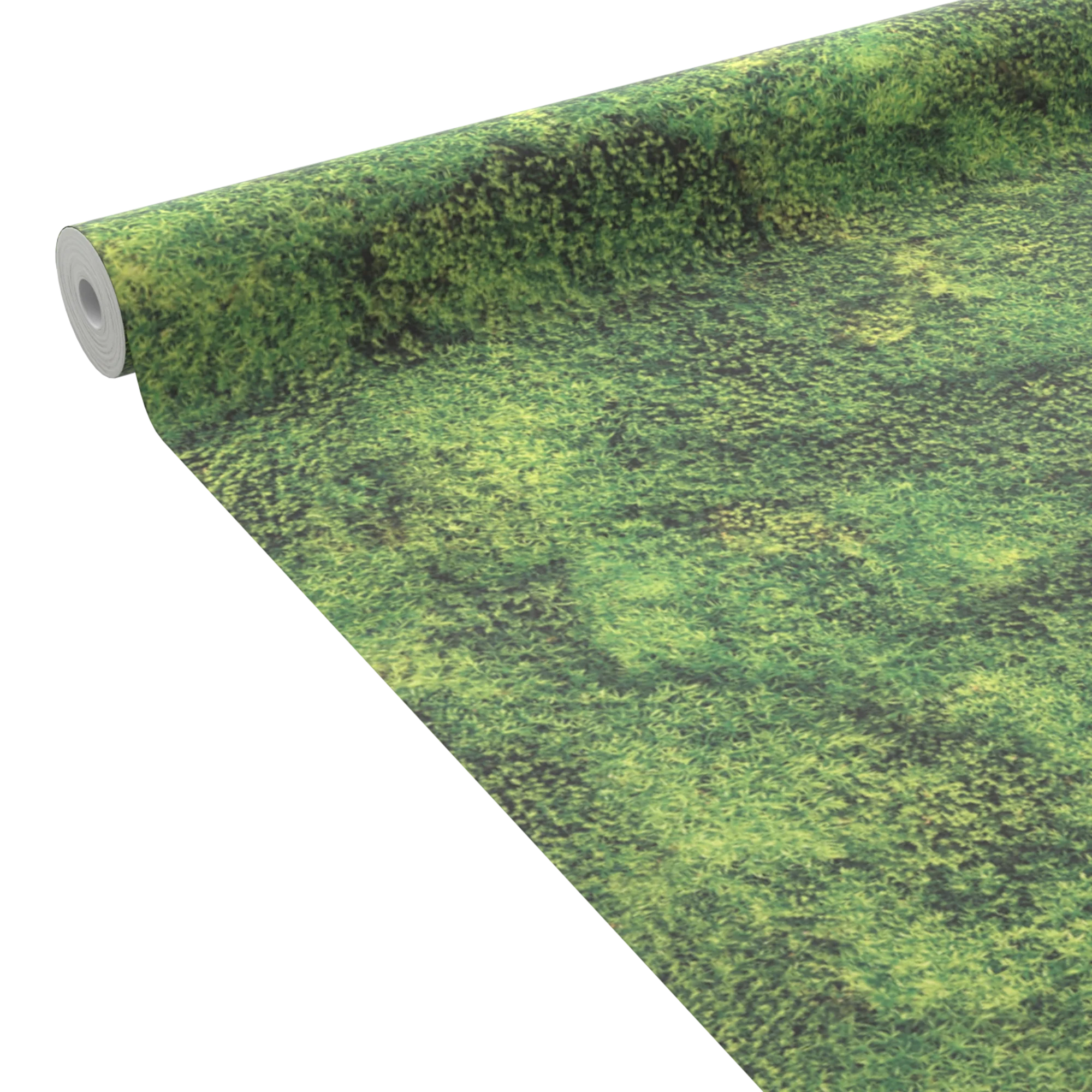 Papier peint intissé MOSS coloris vert mousse