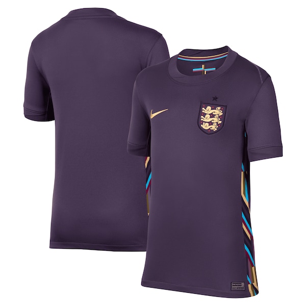 England National Team Nike Youth 2024 Away Replica Blank Jersey - Purple
