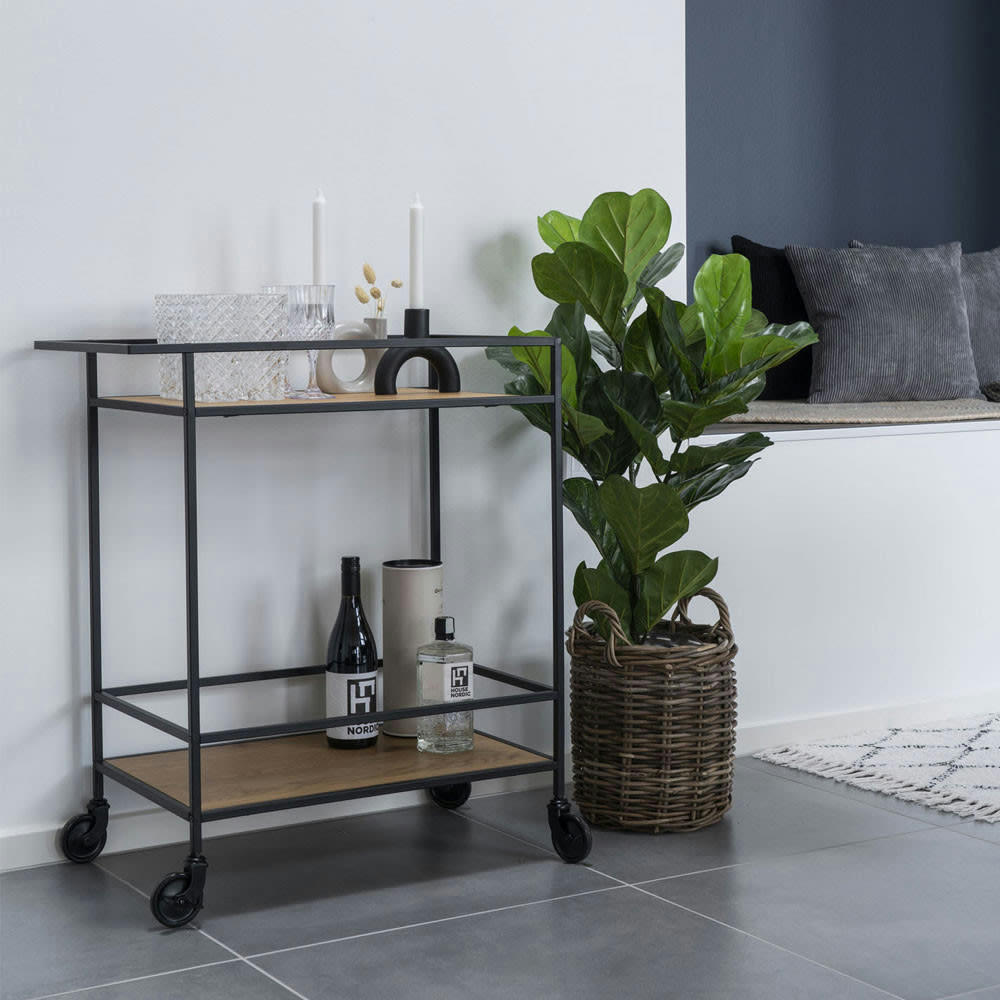 VITA - Desserte à roulettes naturelle