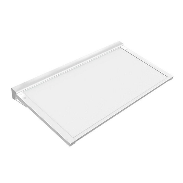 Auvent Isotoit Fixe NEBO (Blanc brillant - 2.00 x 1.00 m)