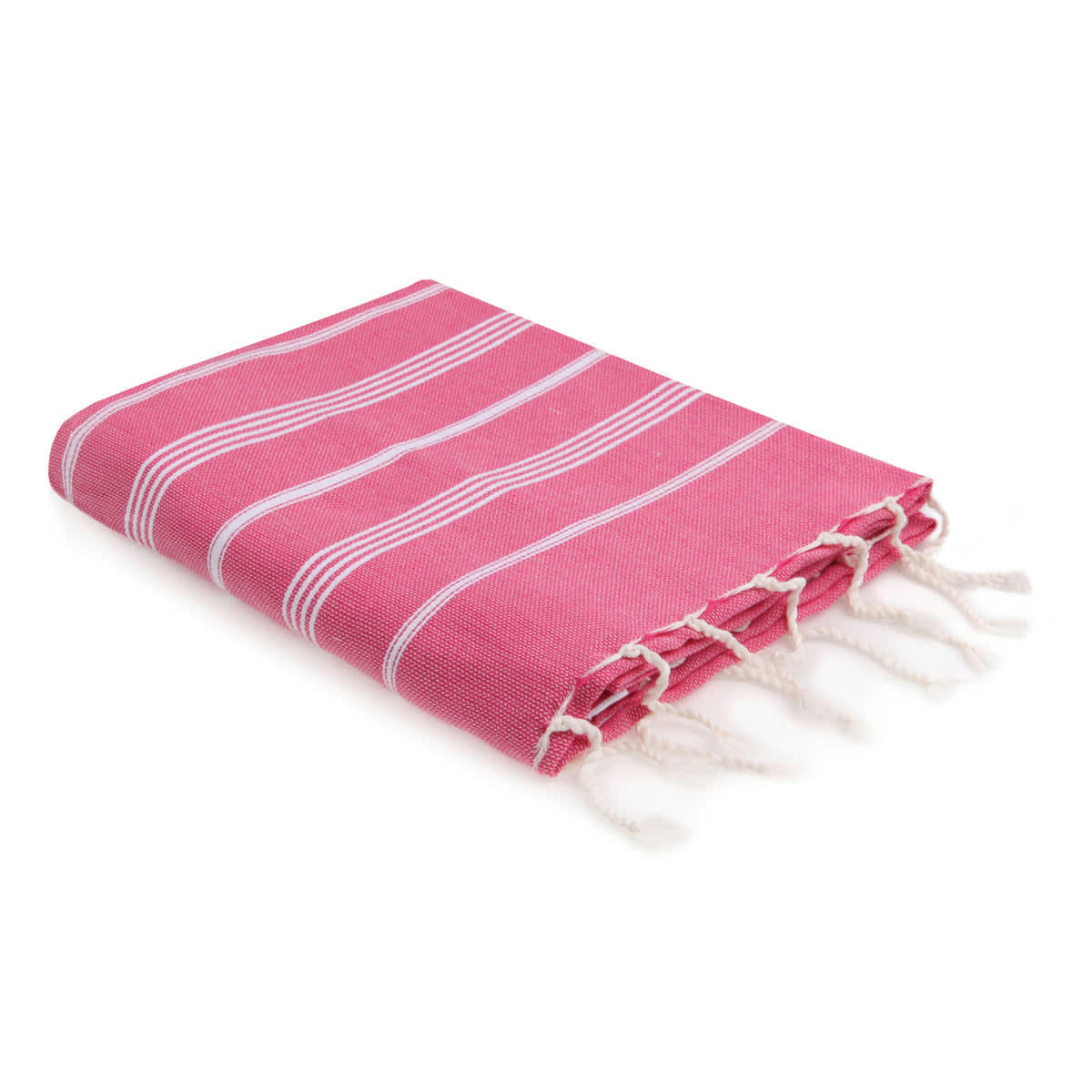 MYKONOS - Fouta coton  100x200 rose fuchsia