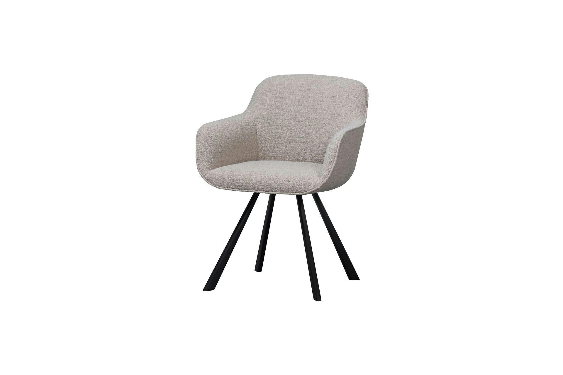 JUNO - Chaise peau de mouton sable