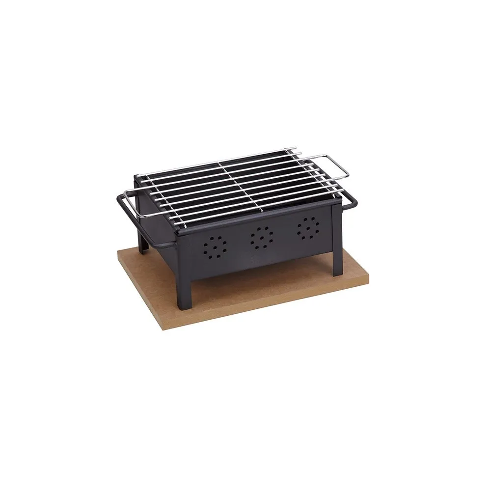Sauvic 25x20 charcoal tabletop grill