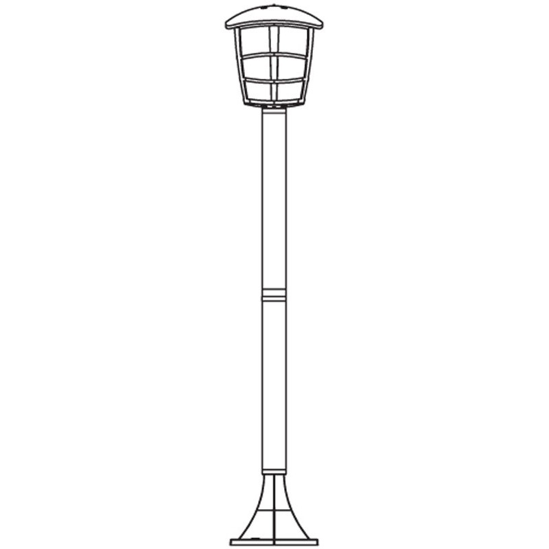 Potelet extérieur Aloria E27 60 W EGLO