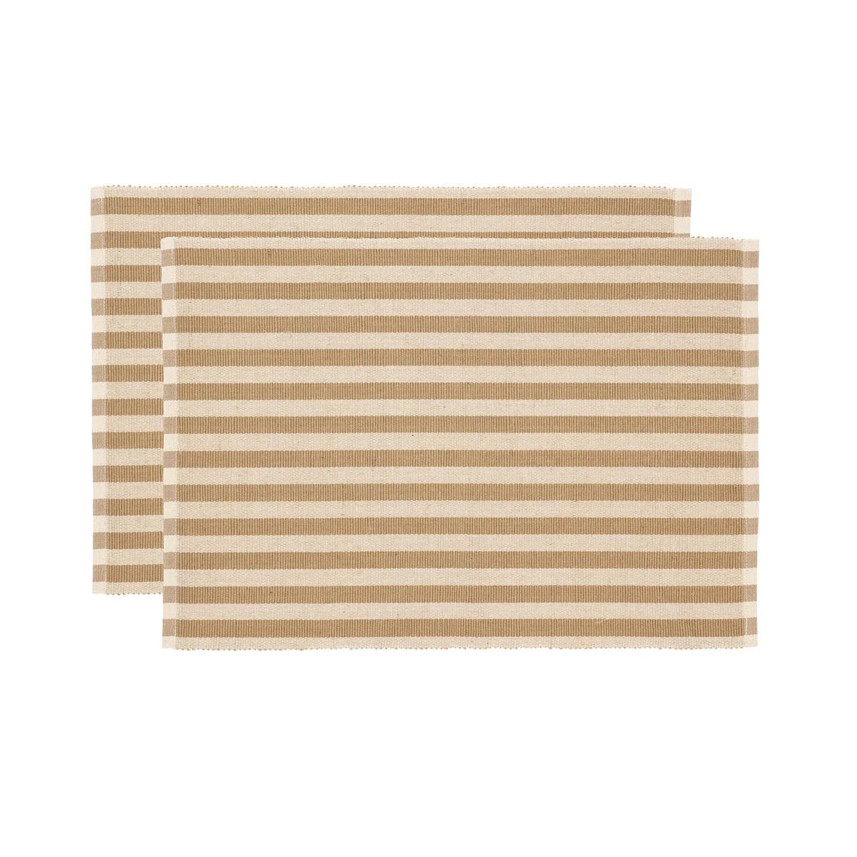 Södahl - Statement Stripe Tischset, 33 x 48 cm, beige (2er-Set)