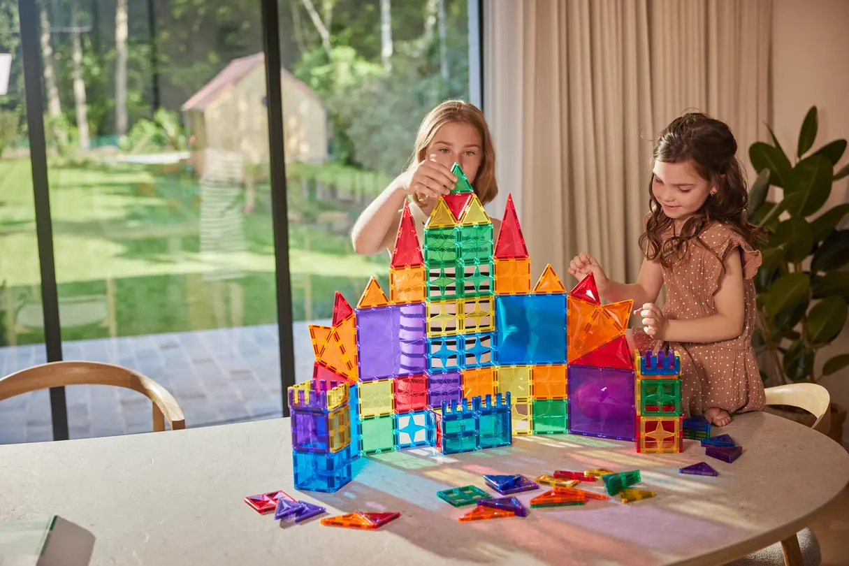 Bausatz 110-teilig Magnetic Tiles
