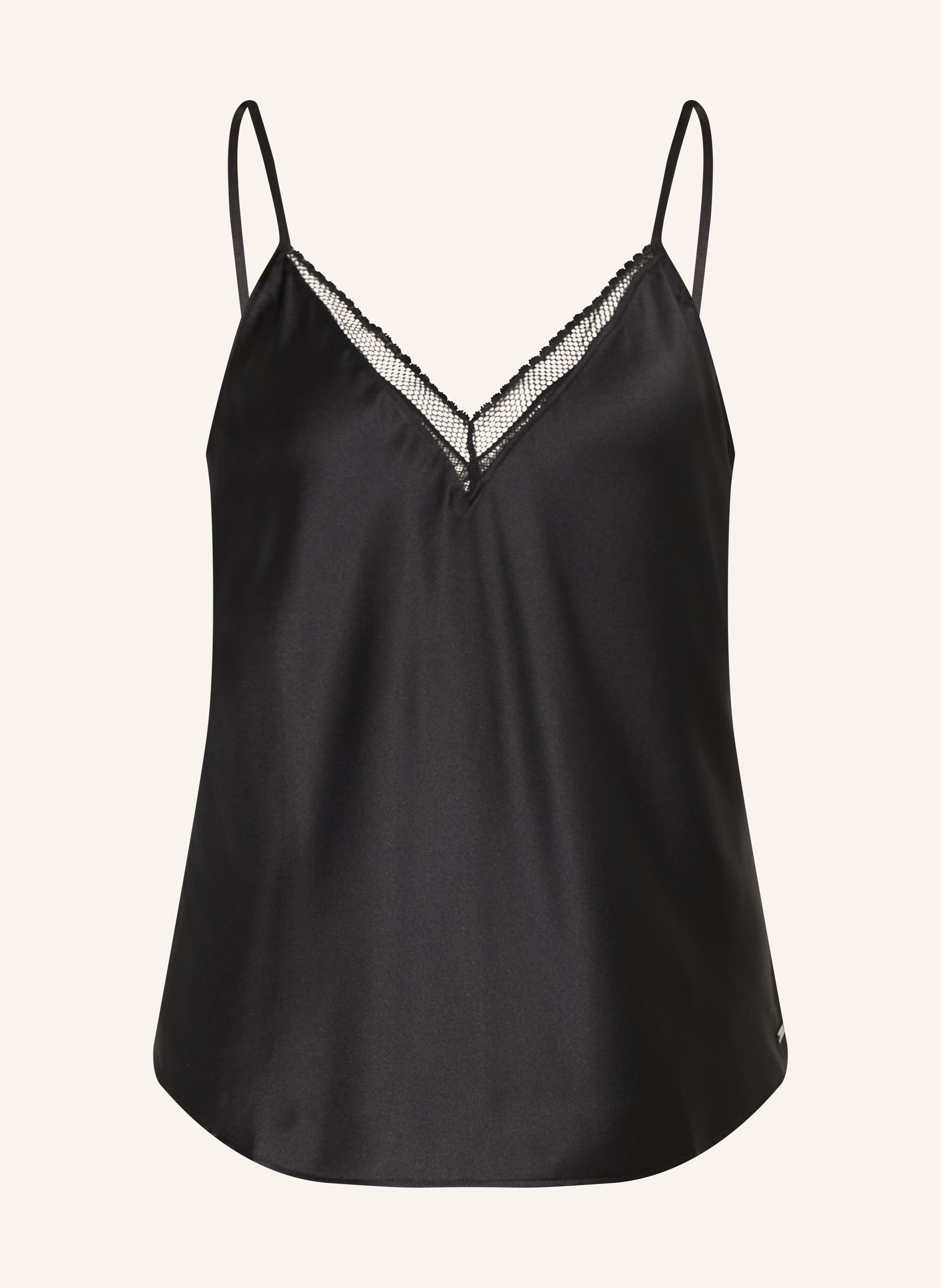 Calvin Klein Schlaftop SIGNATURE STRETCH LACE aus Satin