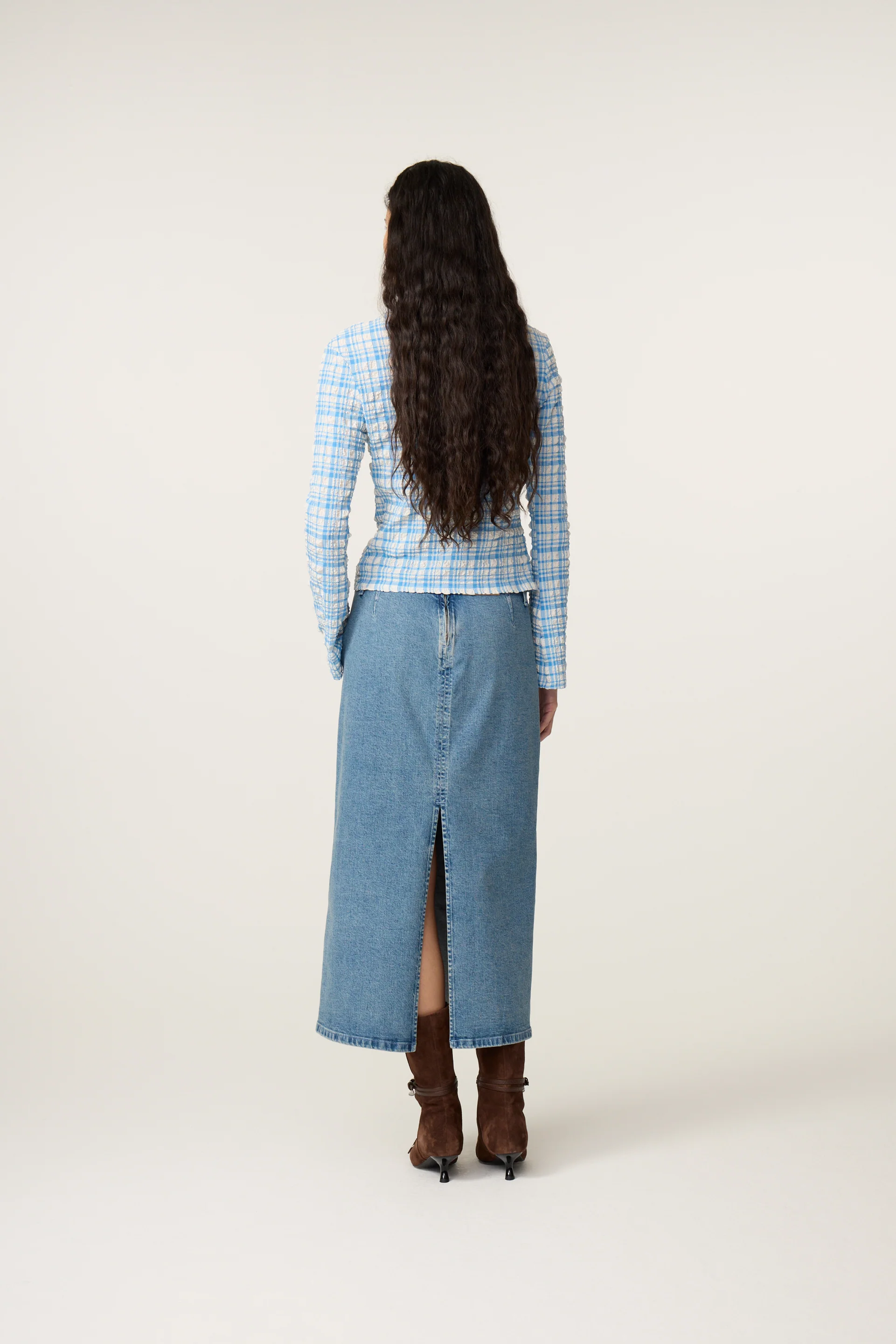 Ola Top | Riad Blue/Cosy White