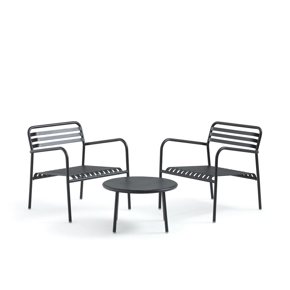 Set de jardin en aluminium Manni