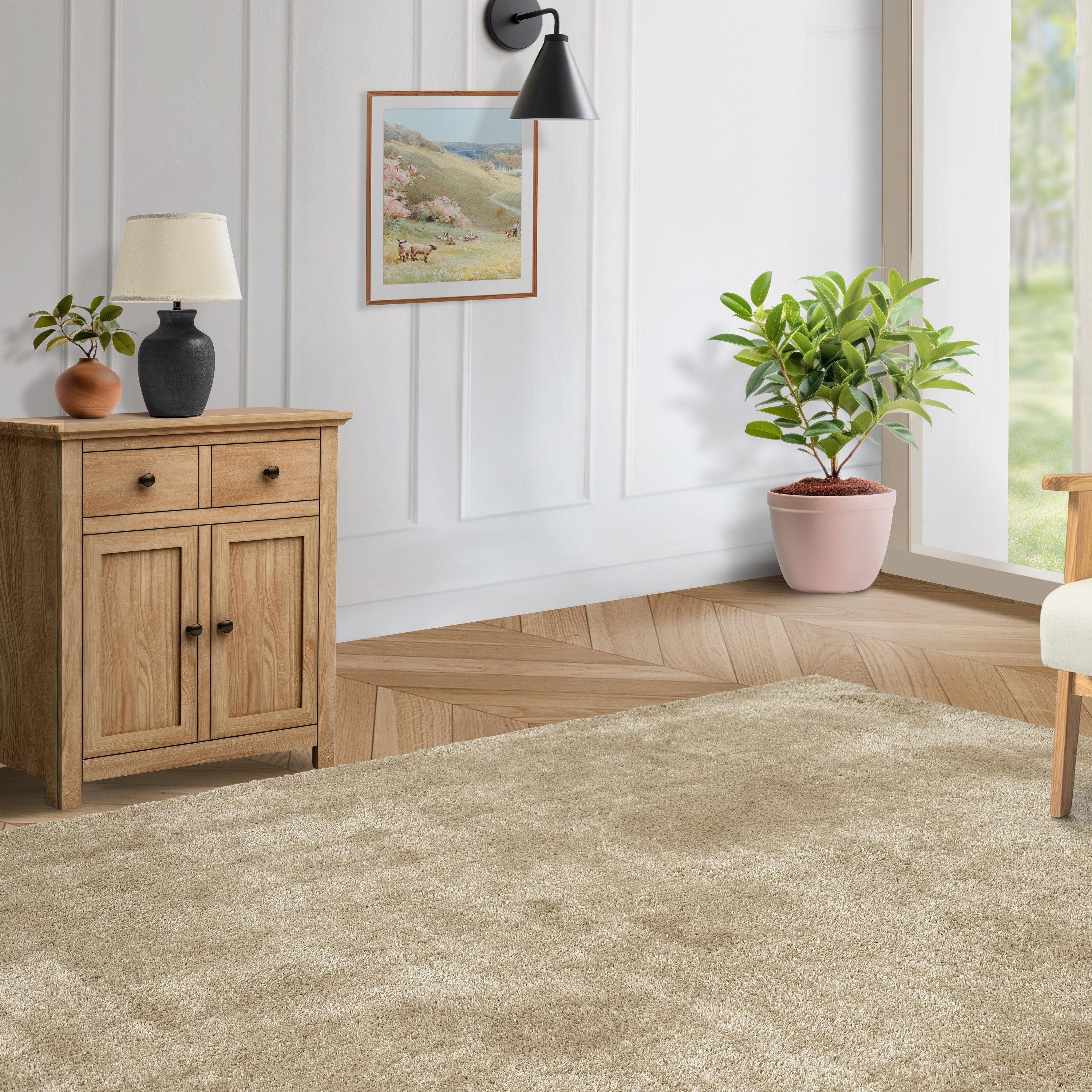 Acsento Kos Vloerkleed 200 x 290 cm - Macadamia