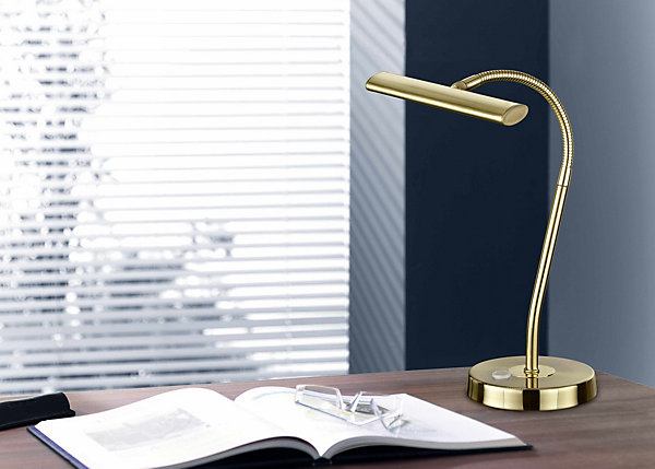 Lampe à poser en métal flexible Curtis