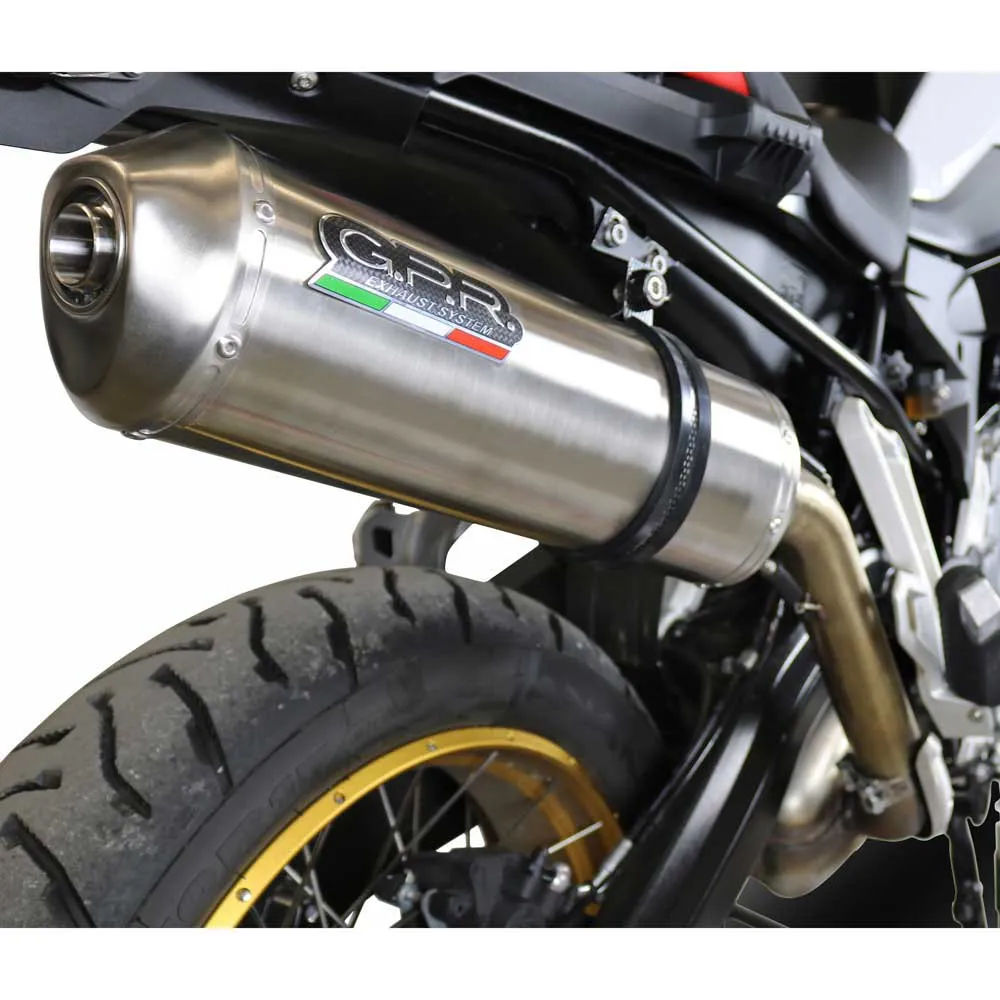 GPR Exhaust Systems Satinox BMW F 850 GS Adventure 18-19 Euro 4 Homologated Slip On Muffler