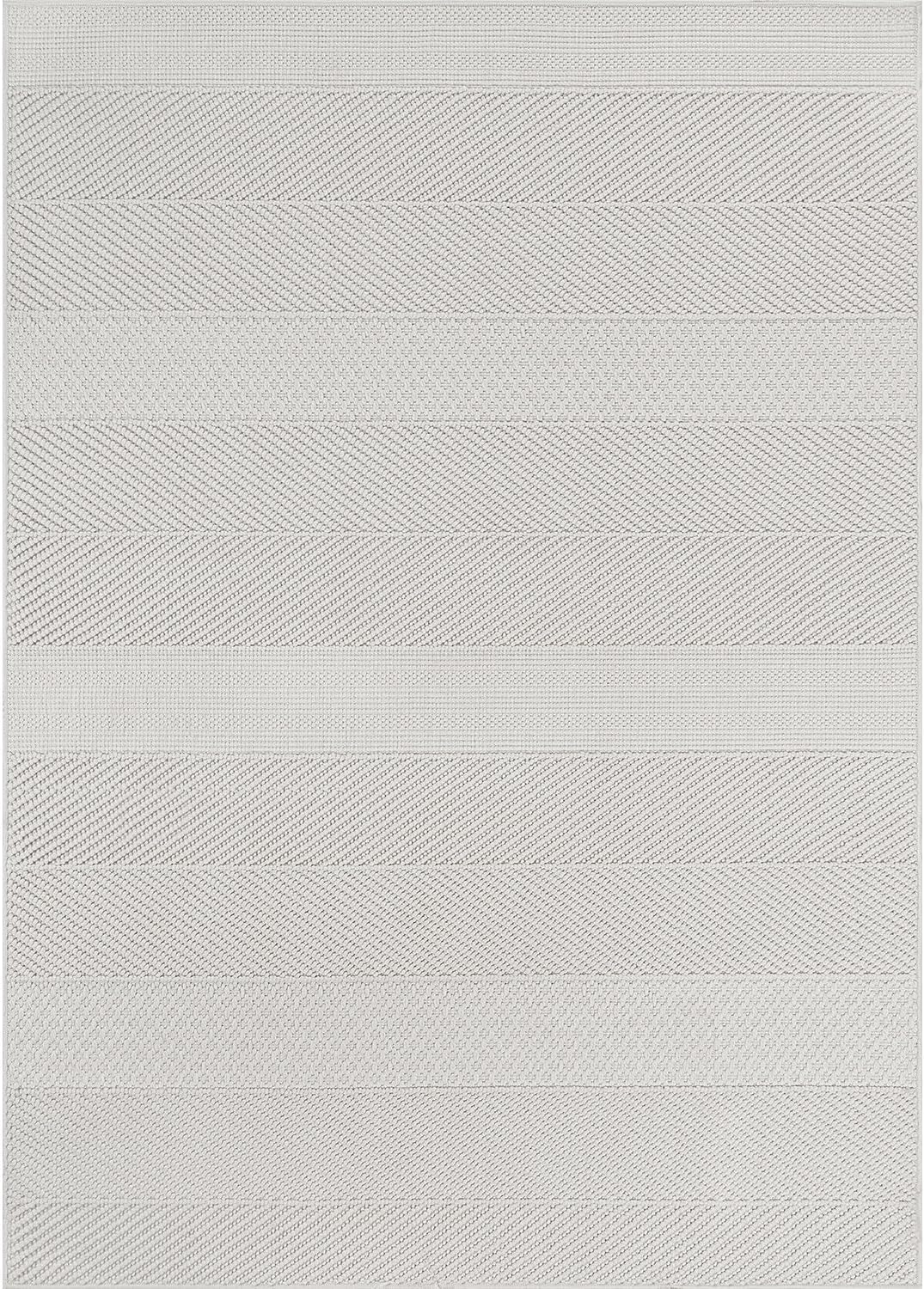 Beverly Rug Micro Loop Large Area Rug White 9x12 Modern Luxury Boho Geometric Durable Indoor Area Rugs for Living Dining Room Office Stain Resistant Non Shedding Casual Indoor Carpet White 9 x 12