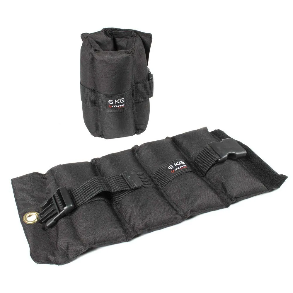 Olive Wrist/Ankle Weight 6kg 2 units