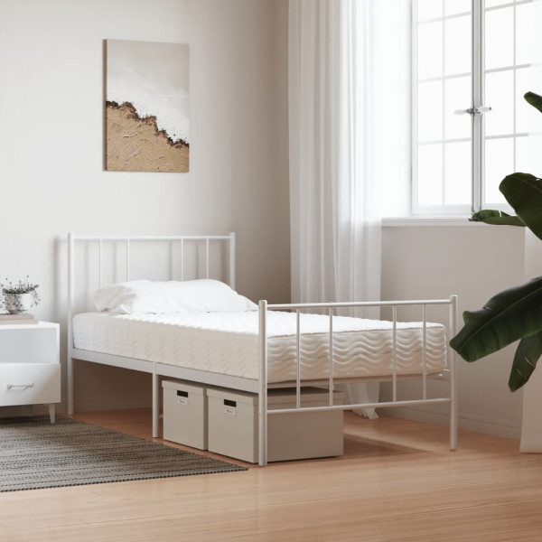 VidaXL Materac piankowy biały 80x200 cm