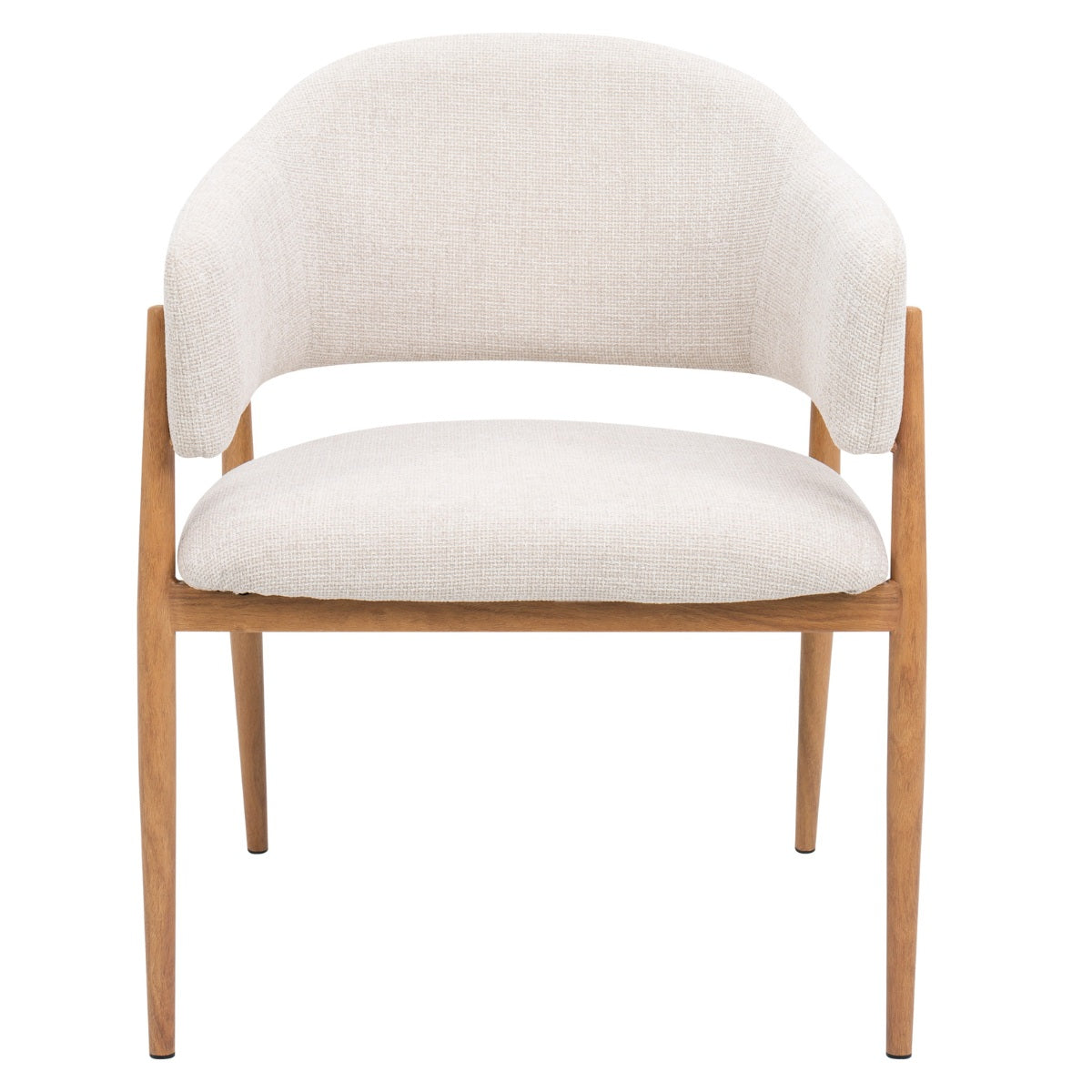 DÉJA Living Eetkamerstoel Dénia - Beige/Naturel - Set van 2