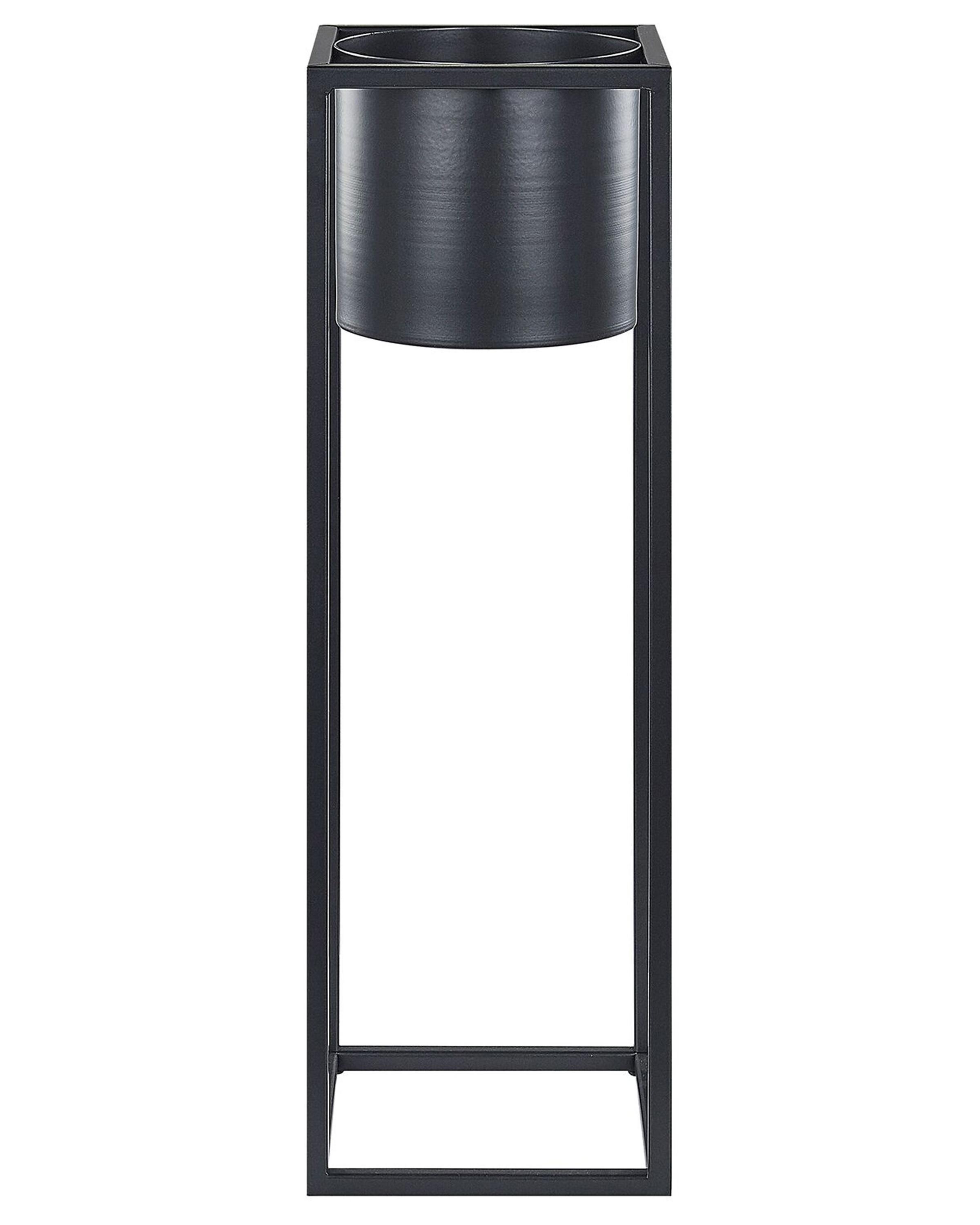 Elevated Plant Pot IDRA Metal 15 cm Black