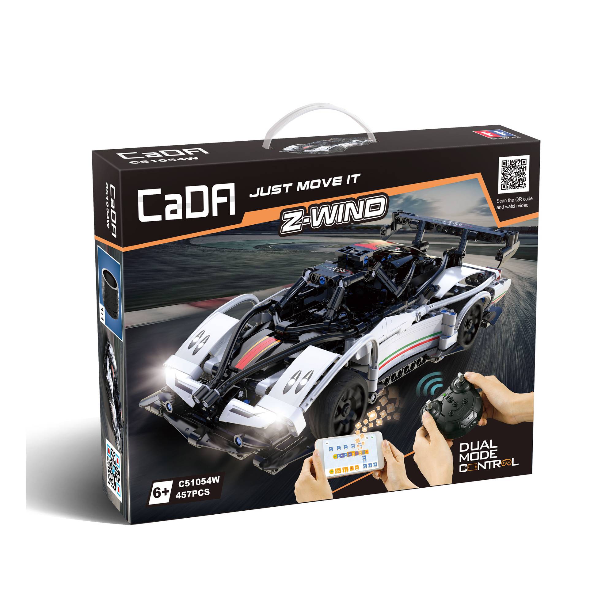 CaDA RC Z-Wind Super Car 457 Pieces