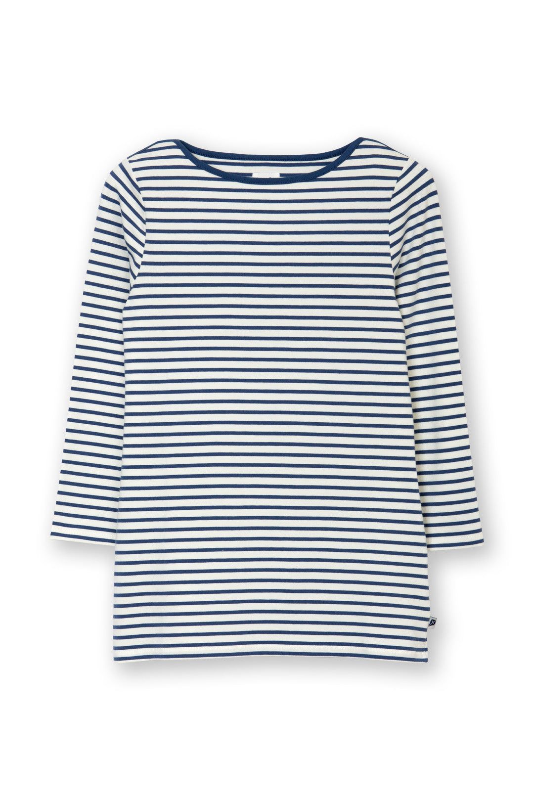 Kite Ashington Boat Neck 3/4 Sleeve Top Navy Stripe