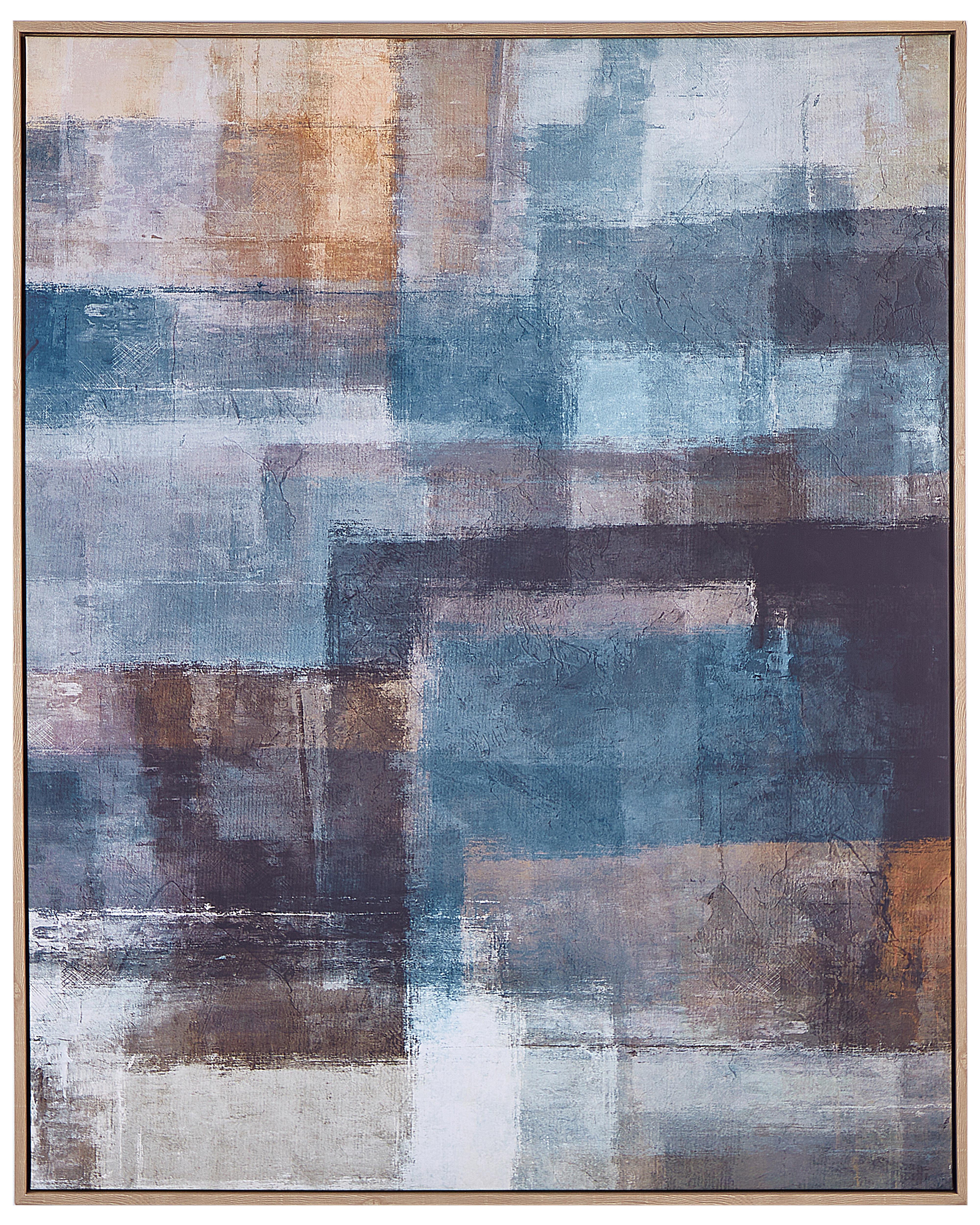 Canvas PULSANO Abstract Motif 83 x 103 cm Multicolour