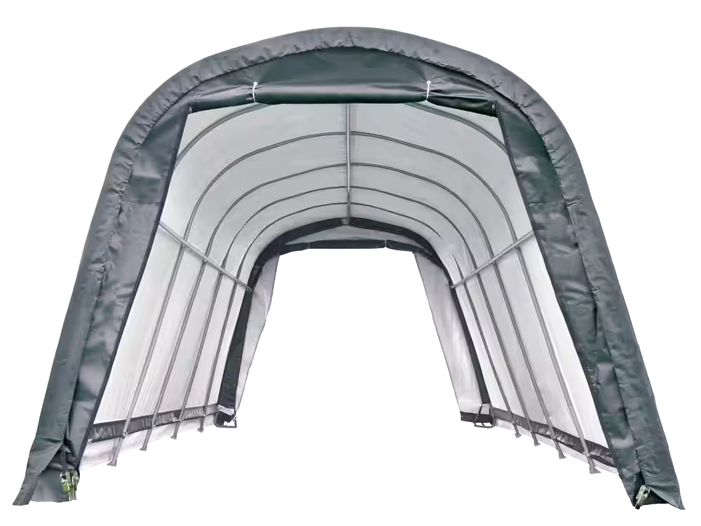 ShelterLogic Replacement Cover Kit for the Garage-in-a-Box RoundTop®, Grey, 12-ft x 20-ft x 8-ft