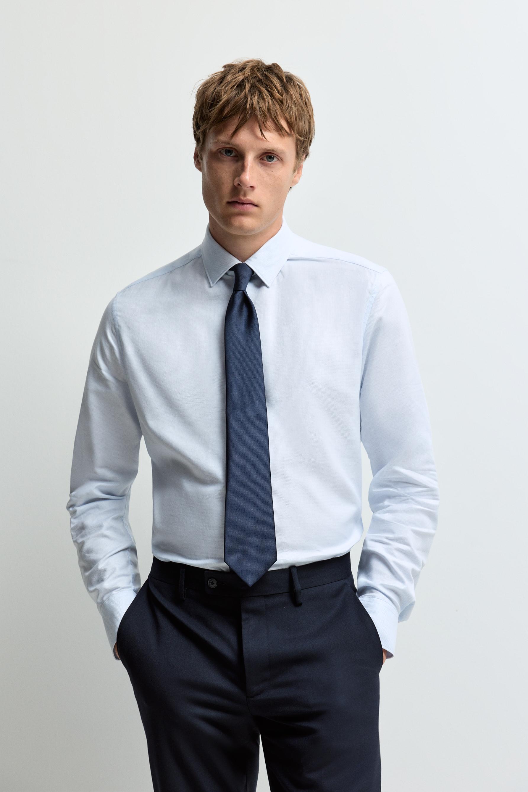 Camisa sastrería micromotivos