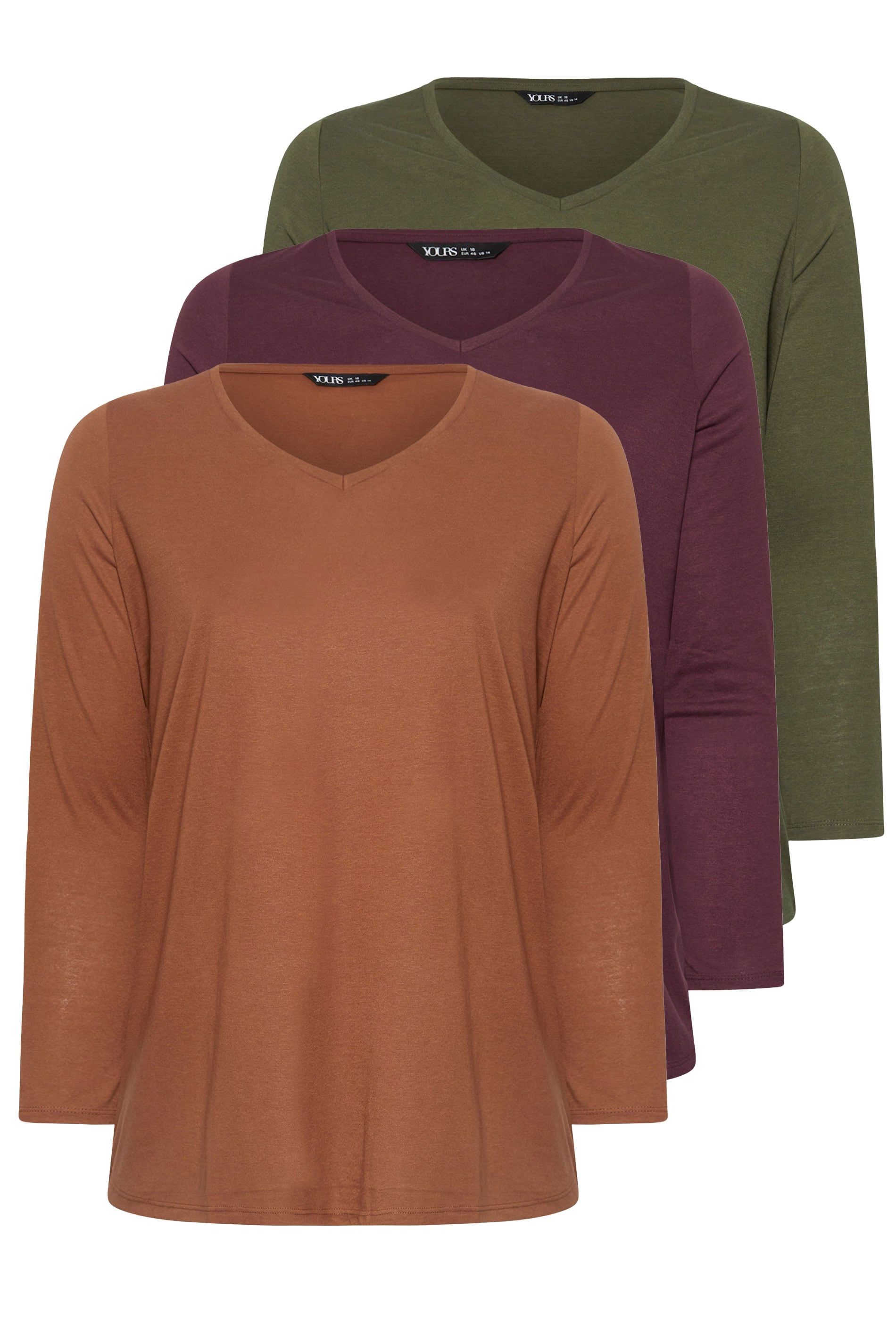 Yours 3 PACK V-Neck T-Shirts