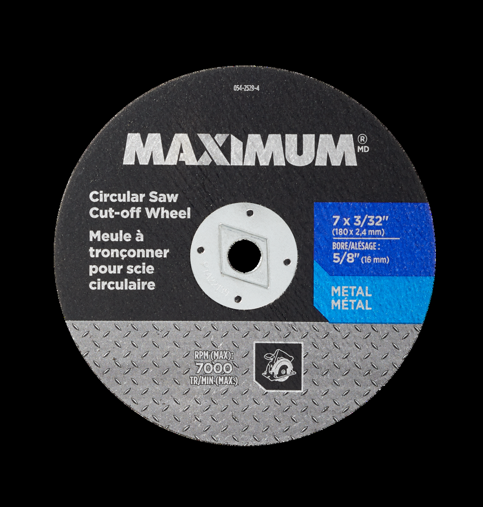 MAXIMUM 7 x 3/32-in Aluminum Oxide Circular Saw Cut off Wheel for Metal