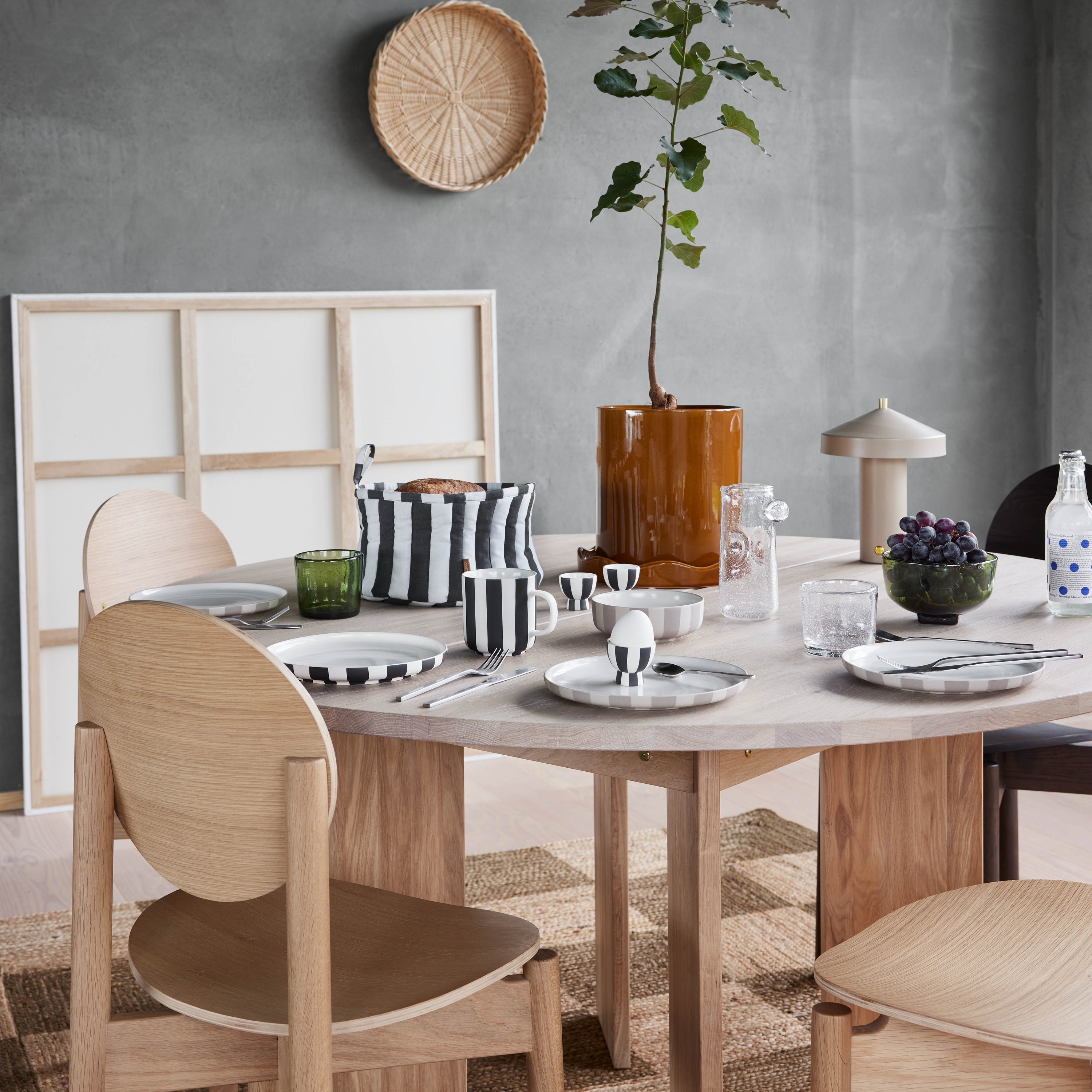 OYOY Living Nami Bloempot Ø 27 cm - Amber