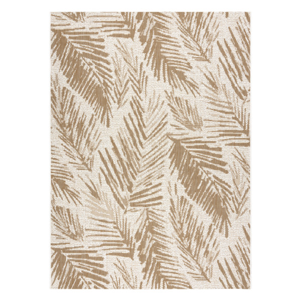 Dywan sizal FLAT 48977256 Liście Palmy - beż naturalny kolor 80x150 cm