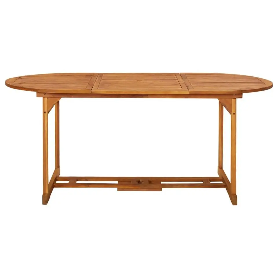 vidaXL - Tuintafel - Bruin - Acaciahout - 180 x 90 x 75 cm
