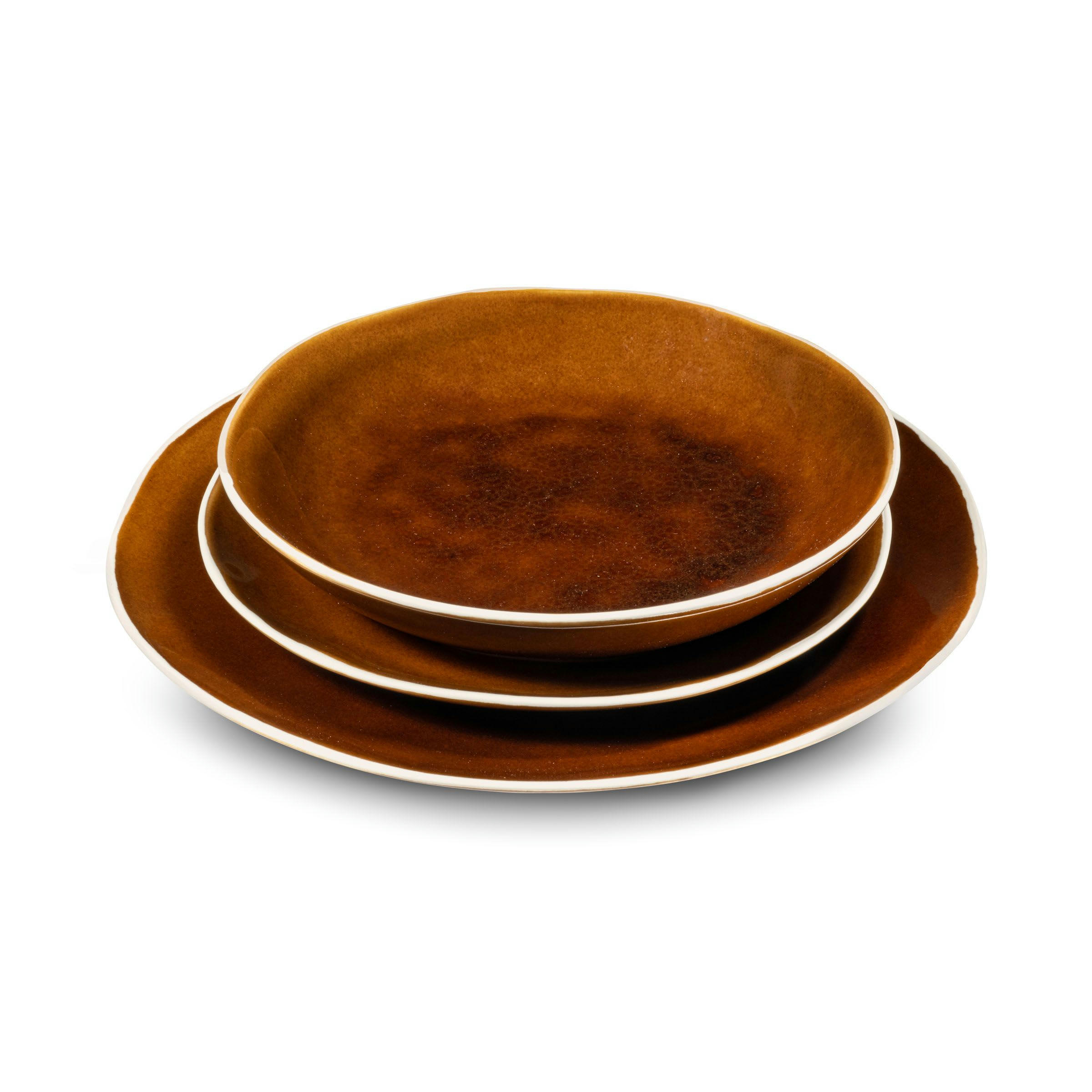 BEE - Service vaisselle en Grès Ocre