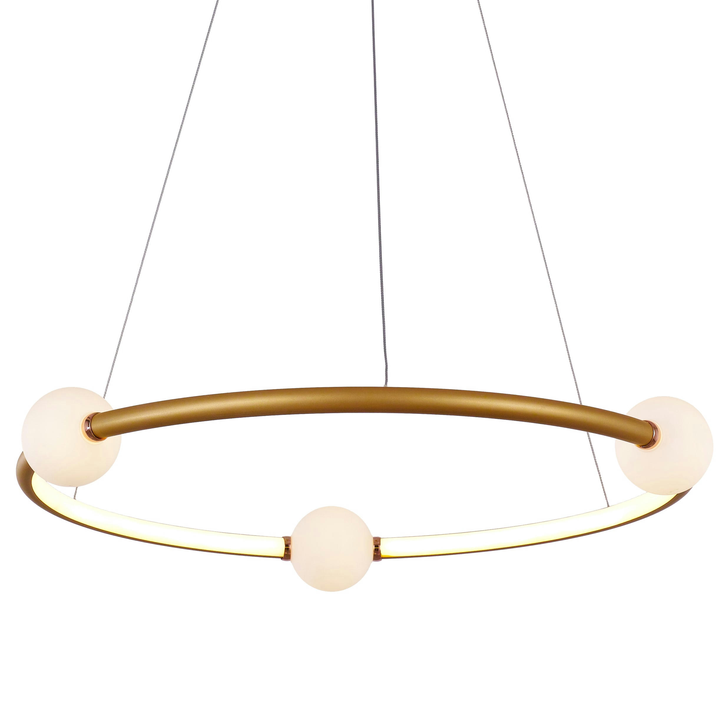 ARTY - Suspension en aluminium doré