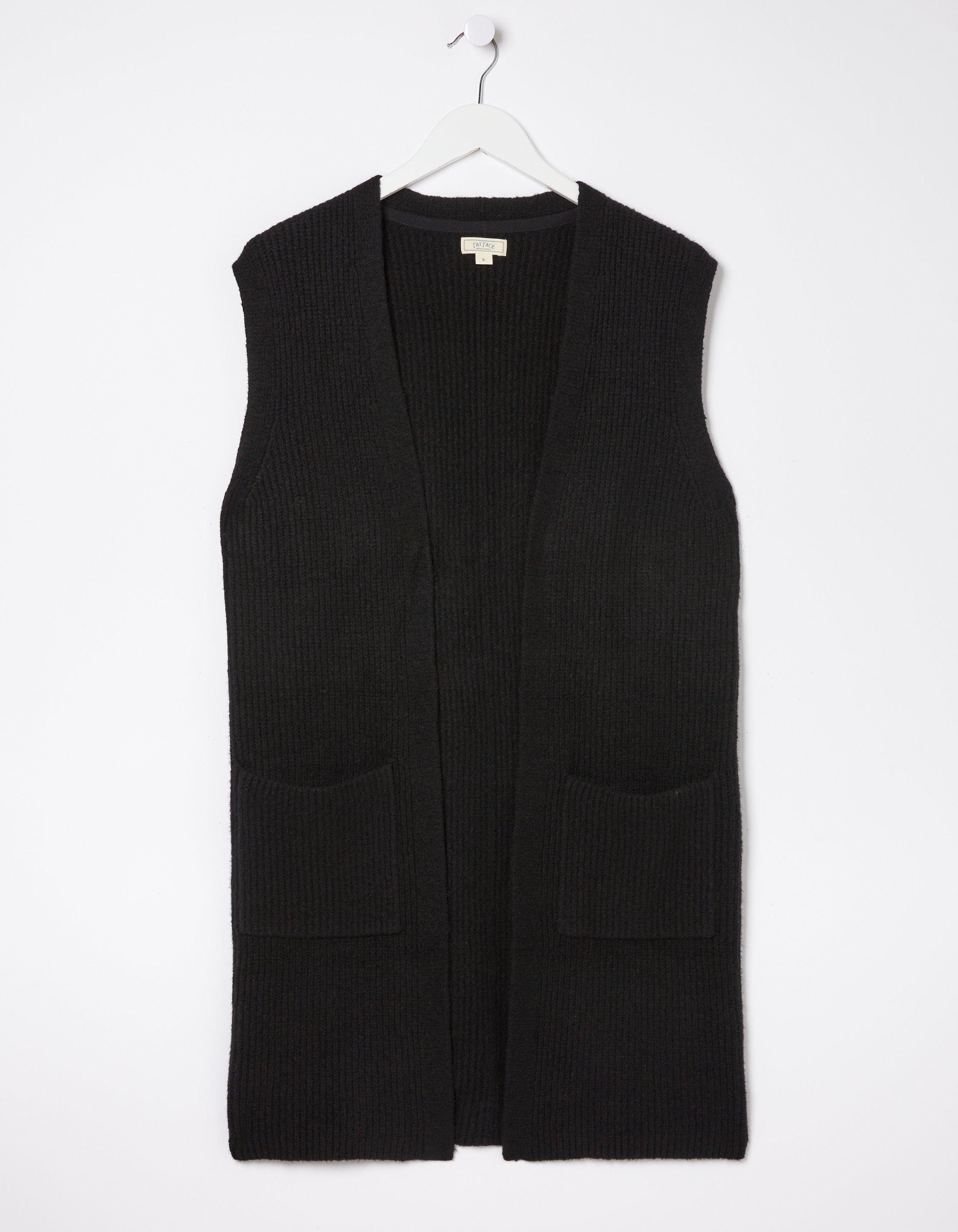 Lexi Long Sleeveless Cardigan