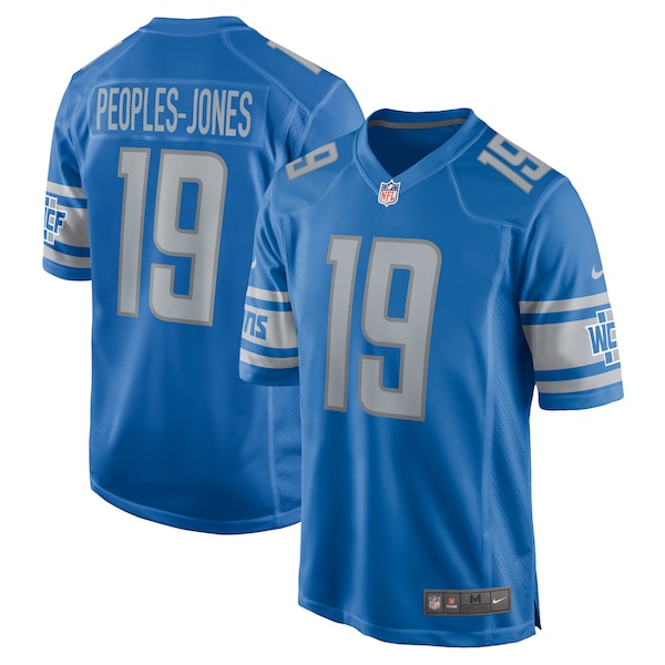Donovan Peoples-Jones Detroit Lions Nike  Game Jersey -  Blue