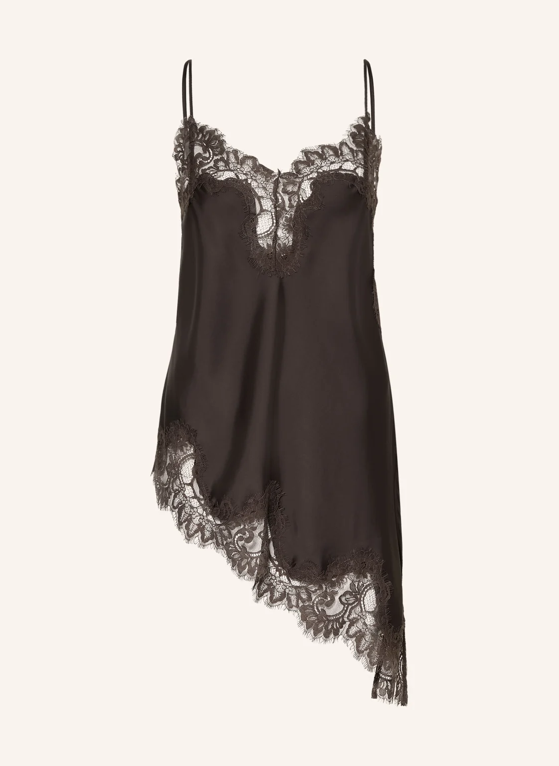 RIANI Satintop mit Spitze