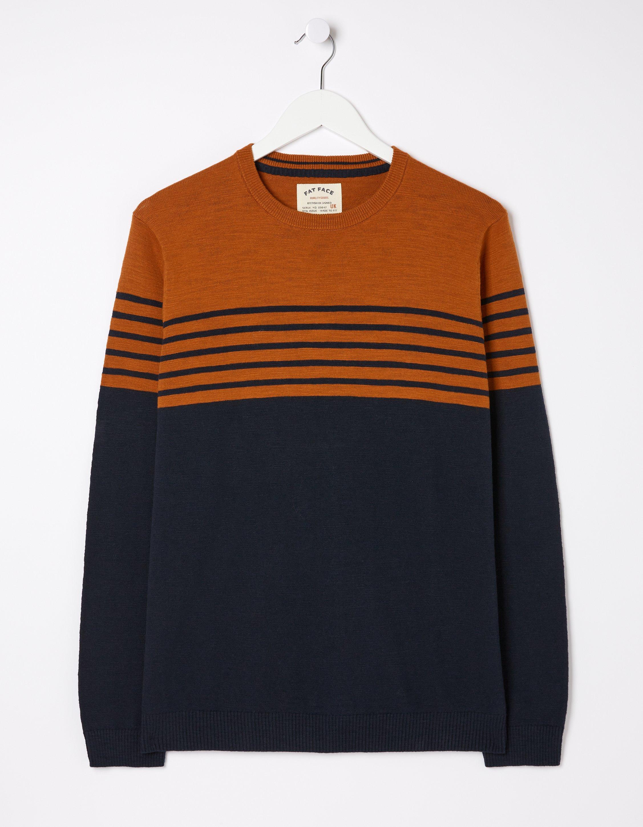 Braunton Stripe Crew Jumper