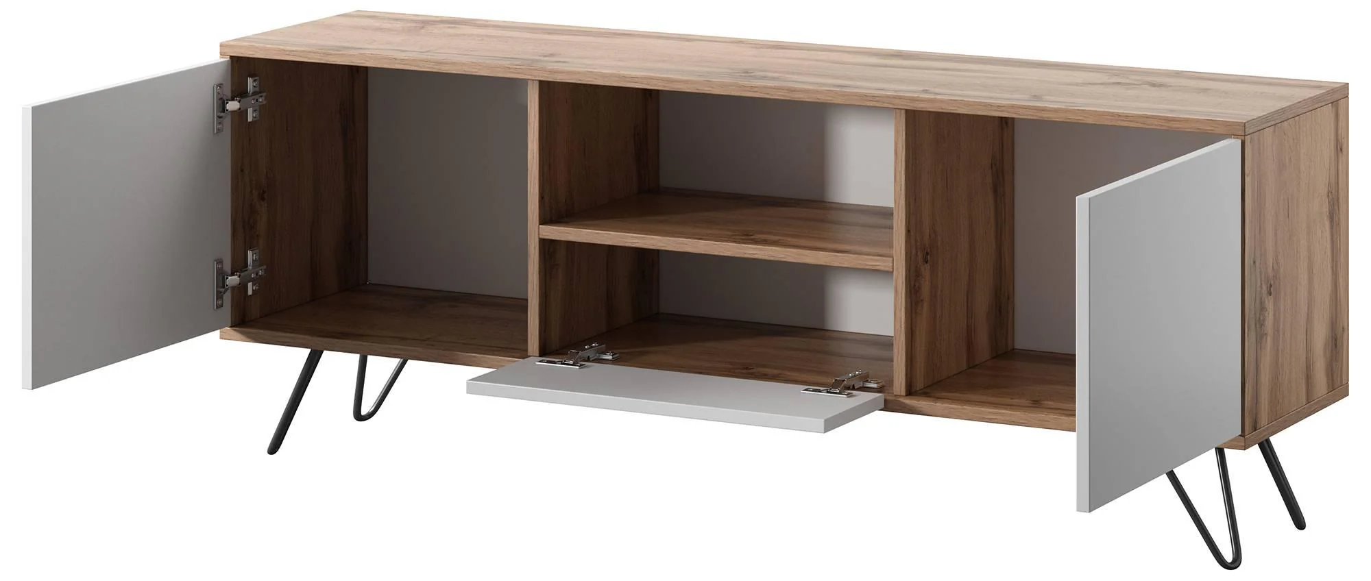 TV-meubel Mallory met verlichting