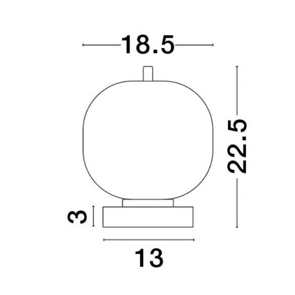 Tischleuchte »Lato «, LED, mit Schnurschalter, schwarz/weiß