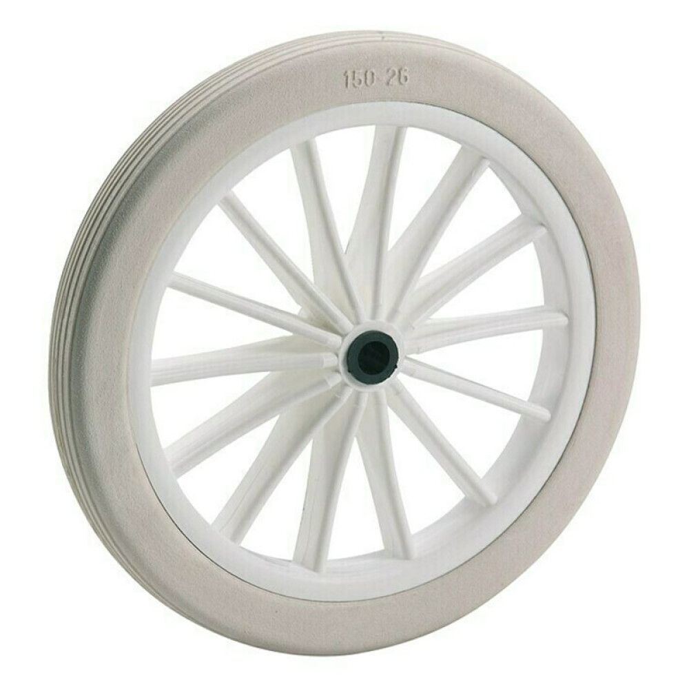 MØBELHJUL PVC HVIT 185X24X10MM 25KG