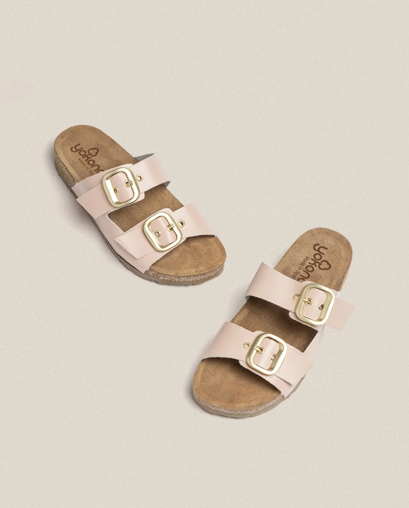 Sandalia plana Jerba 136 beige