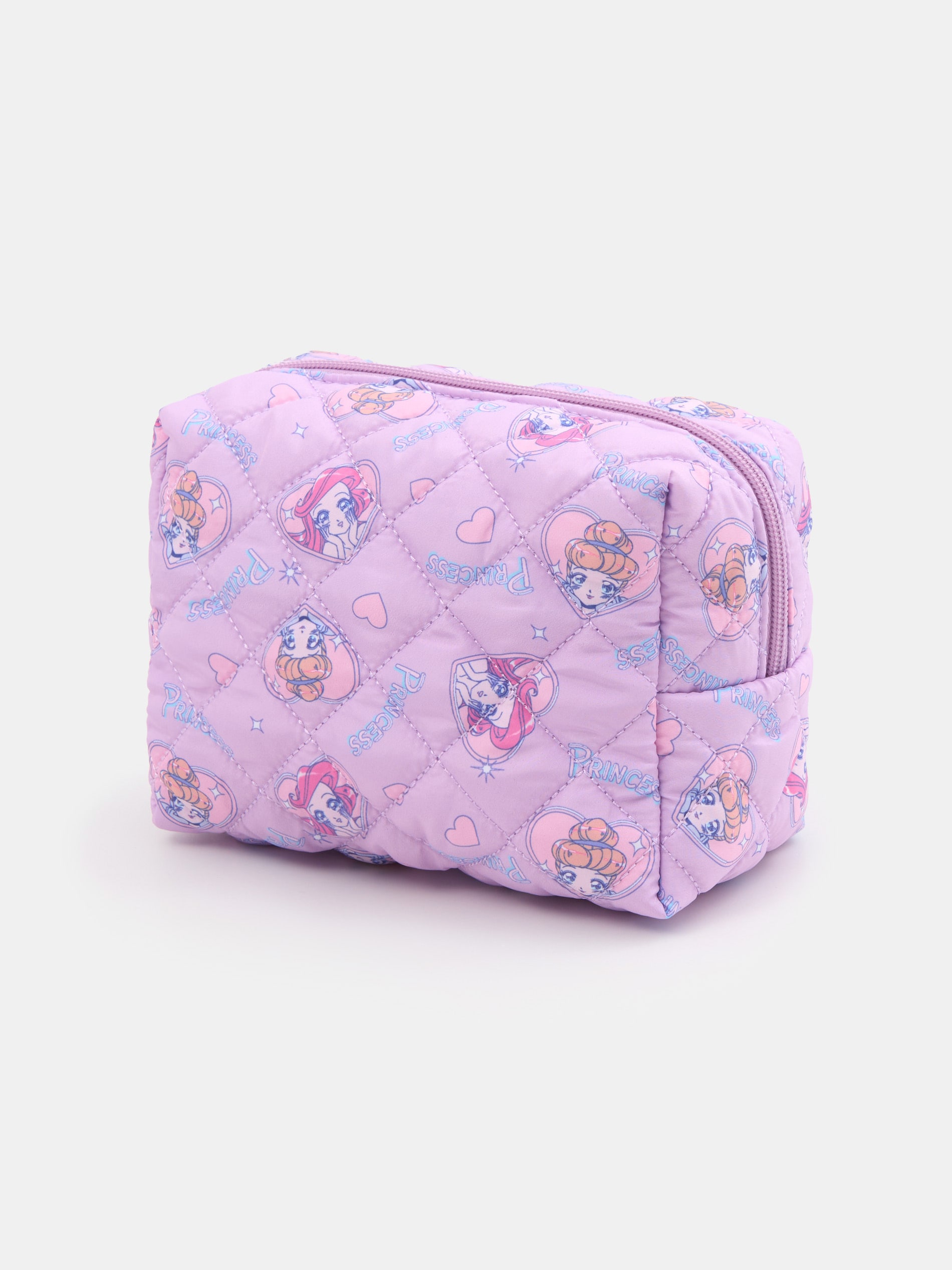 Pikowana kosmetyczka z zawieszką Disney Princess