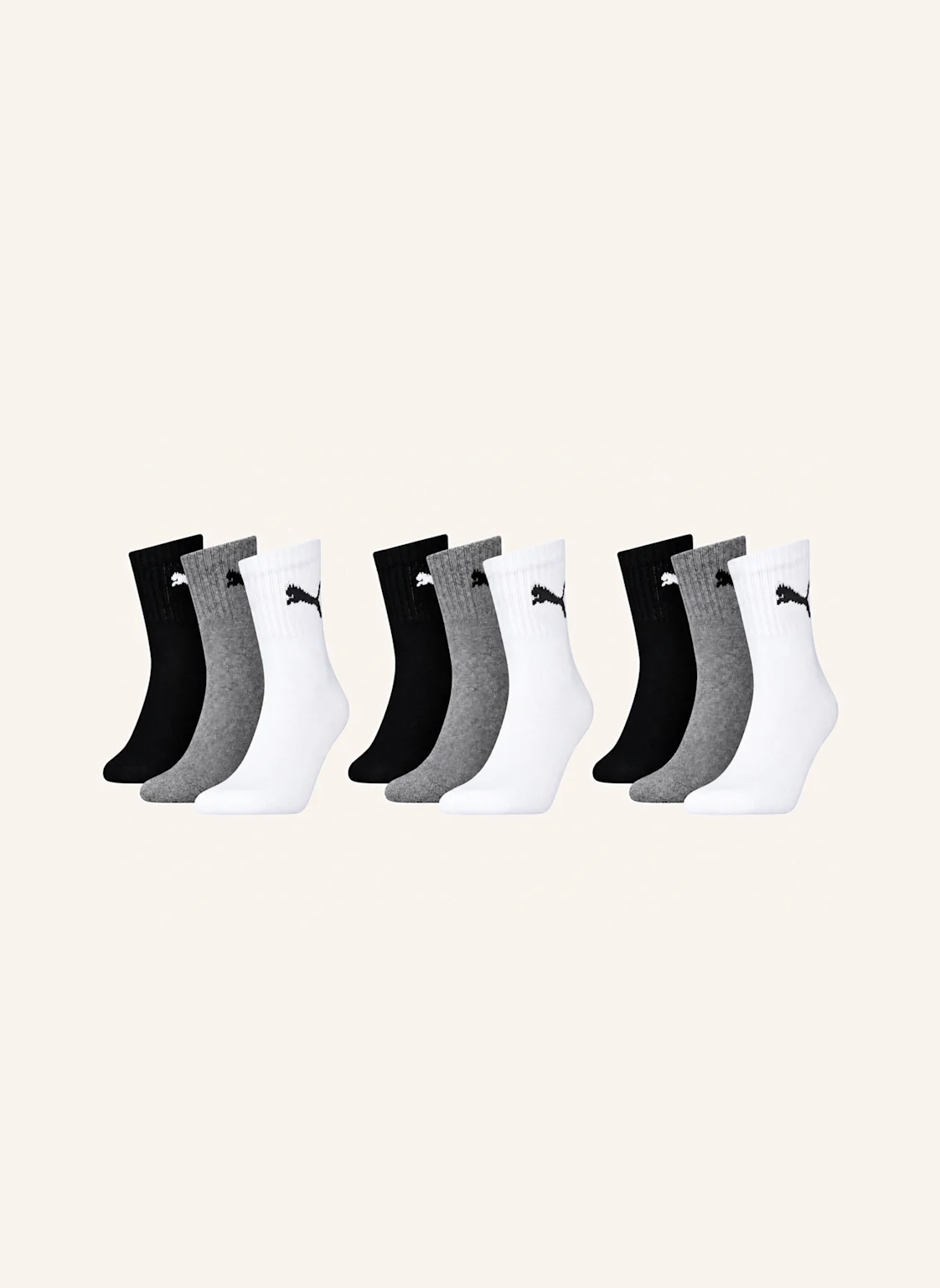 PUMA Sportsocken SHORT CREW 9-PACK