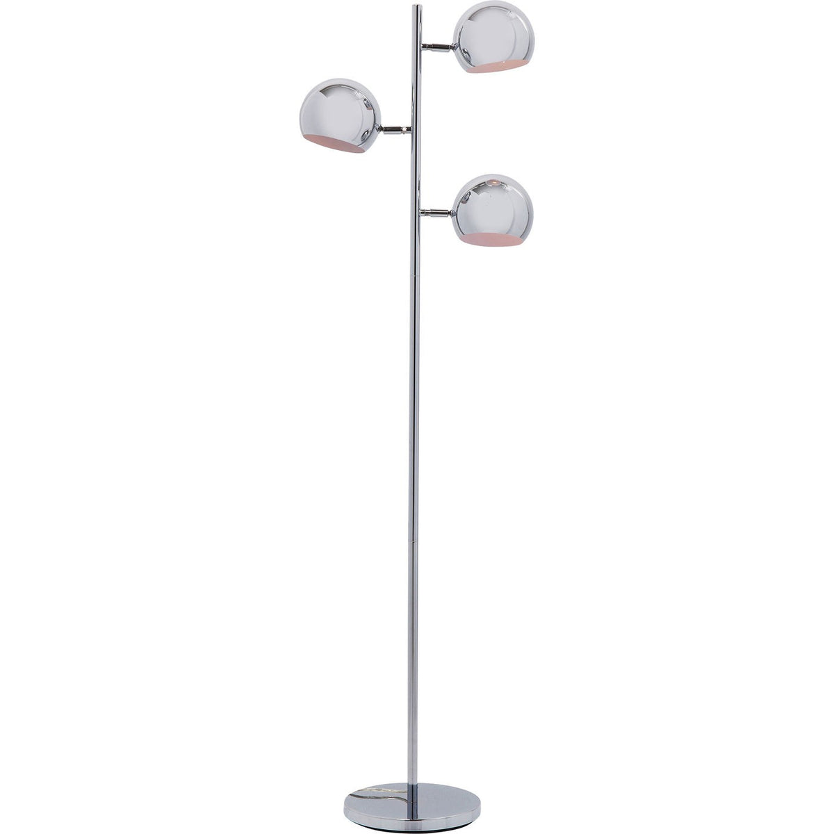 Kare Design Vloerlamp Calotta 151cm chroom