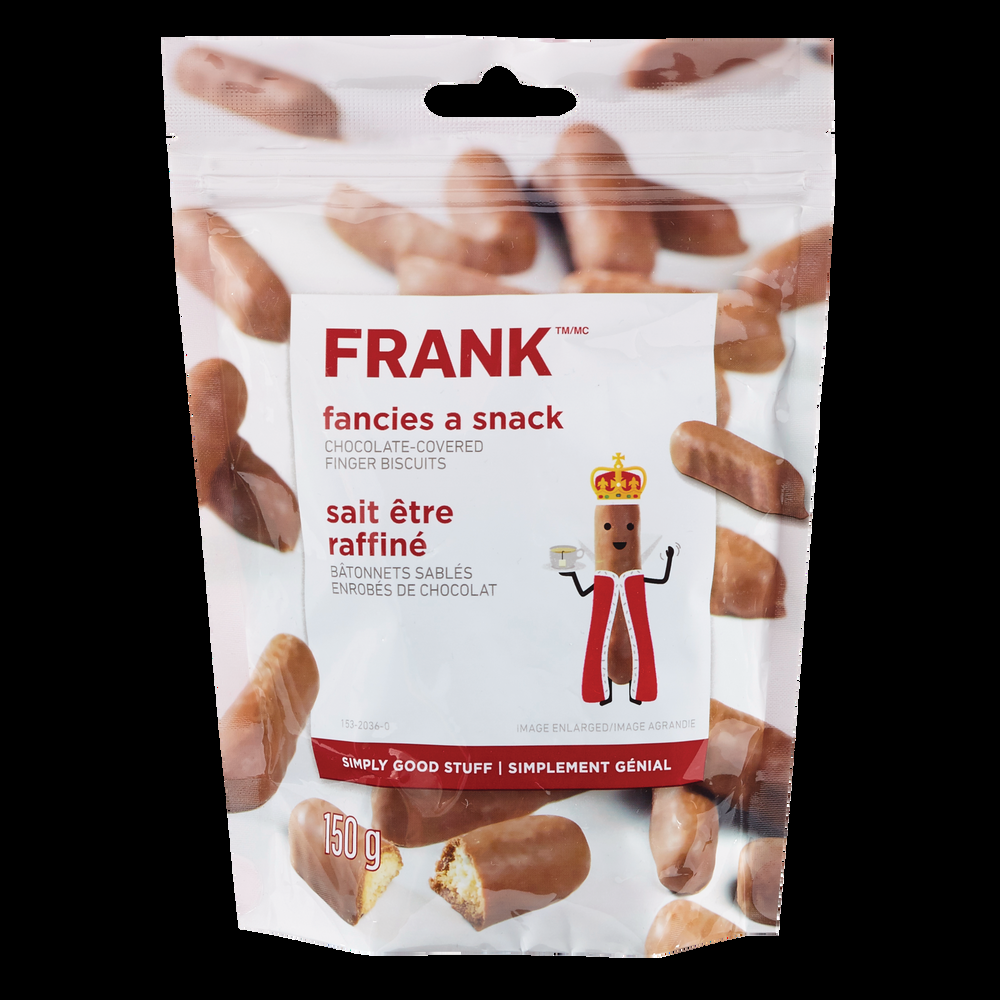 FRANK Chocolate Covered Finger Biscuits, 150-g