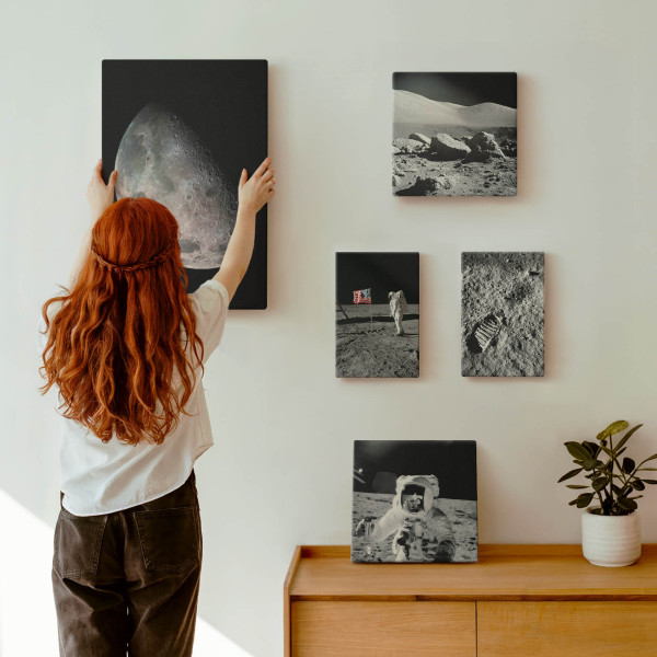Obraz canvas 5 części Księżycowe pejzaże|20x30, 30x30, 40x60|Wallfluent