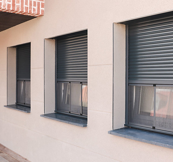 Moustiquaire Extensible pour Volet Roulant - Aluminium Gris Anthracite - Entre 750 et 1400 mm