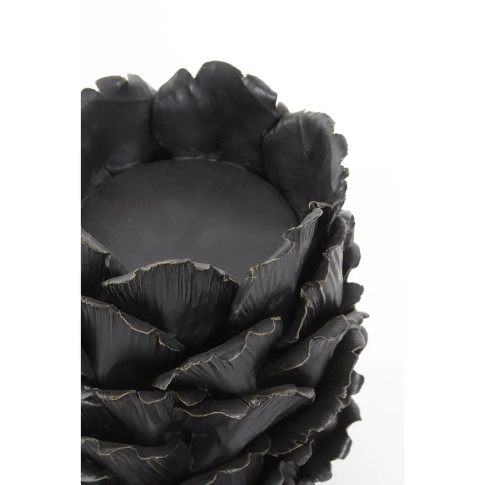 Windlicht Tapanui - Zwart Hout - &Oslash;14cm