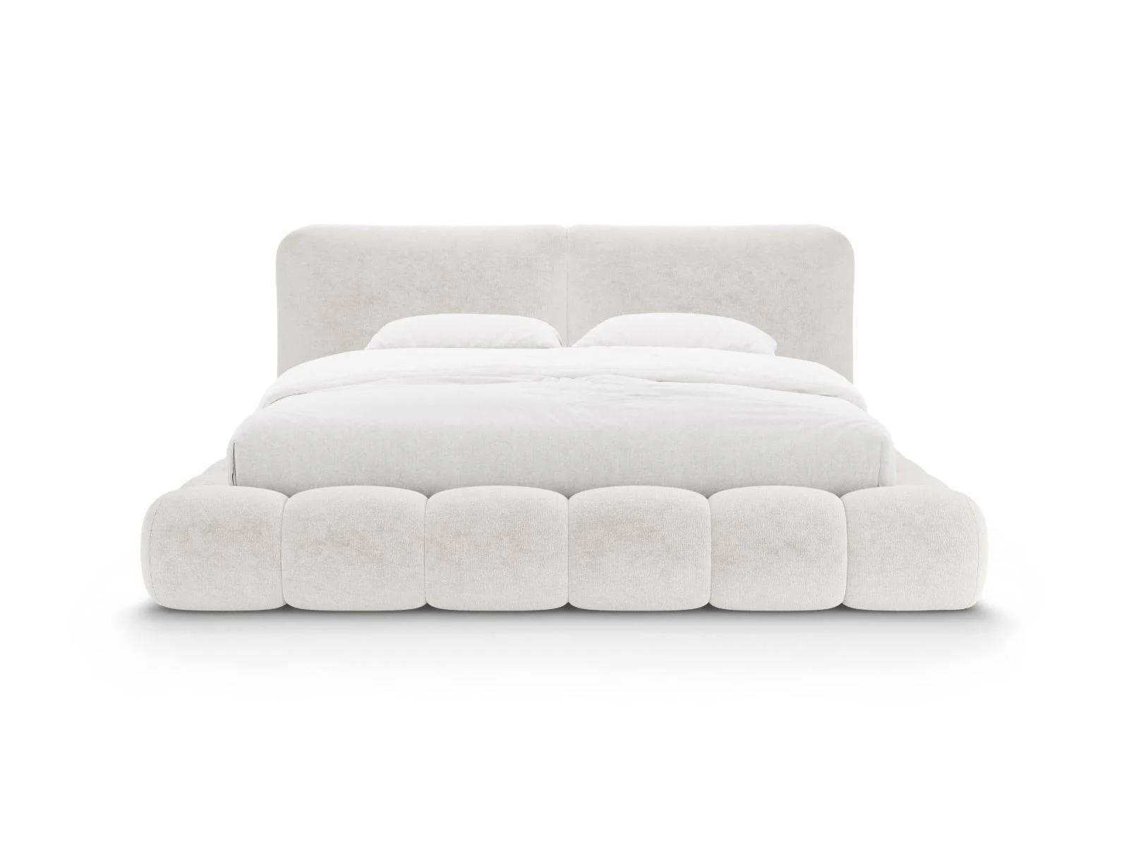 Bedframe Solange chenille 160 x 200 met opbergruimte